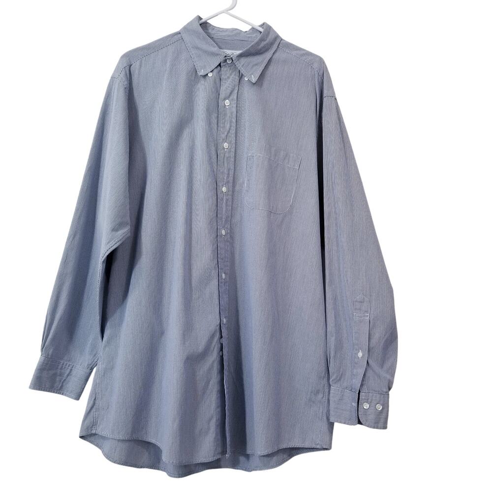 Brooks Brothers Blue Plaid Collared Button Front Long Sleeves Shirt